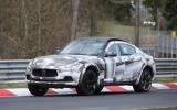 Maserati Levante spy photo