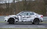 Maserati Levante spy photo