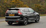 Mazda CR V Mk4 black edition rear quarter driving Mazda CR V Mk4 black edition rear quarter driving
