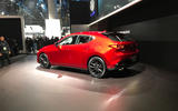 Mazda 3 2018 official reveal - LA show floor static rear
