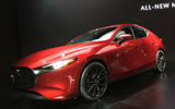 Mazda3 2018 LA Show official reveal - stand photo