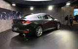 Mazda 3 2018 official reveal - LA show floor static saloon rear