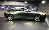 Mazda 3 2018 official reveal - LA show floor static saloon side