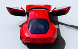 Mazda Iconic concept rear with doors open Mazda Iconic concept rear with doors open