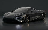 McLaren 750S Le Mans grey front quarter static