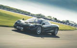 Mclaren f1 front three quarter tracking Mclaren f1 front three quarter tracking