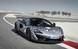 McLaren 620R front track