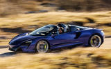 McLaren Artura Spider side tracking McLaren Artura Spider side tracking