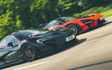 McLaren generations - P1 meets Senna front McLaren generations - P1 meets Senna front