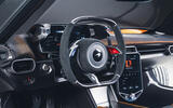 McLaren W1 revealed steering wheel close up McLaren W1 revealed steering wheel close up