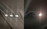 The Renault Mégane's reading lights