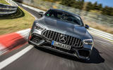 Mercedes-AMG GT 4-door coupe Nurburgring front