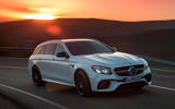 Mercedes-AMG E63 Estate front grille and side profile