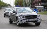 Mercedes-Benz GLC Coupé spy shots