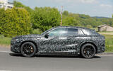 Mercedes AMG EV SUV camo side Mercedes AMG EV SUV camo side