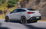 Mercedes AMG GLE 53 2024 rear quarter tracking