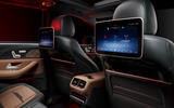 Mercedes AMG GLS 63 2023 rear interior Mercedes AMG GLS 63 2023 rear interior