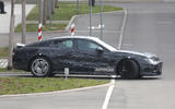 Mercedes AMG GT saloon EV camo side