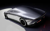 Mercedes AMG Vision Concept rear from above Mercedes AMG Vision Concept rear from above
