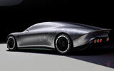 Mercedes AMG Vision Concept rear three quarters Mercedes AMG Vision Concept rear three quarters