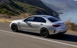 Mercedes AMG C63 side rear angle Mercedes AMG C63 side rear angle