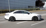 Mercedes Benz CLA 2023 protoype side white
