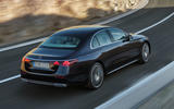 Mercedes Benz E Class rear three quarter