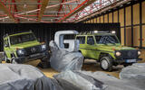 Mercedes Benz G450d Stronger than the 1980s front with original