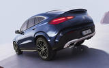 Mercedes Benz GLE rear three quarter Mercedes Benz GLE rear three quarter