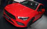 Mercedes CLA Shooting Brake Geneva press stand - nose
