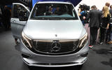 Mercedes Concept EQV Geneva stand - front end