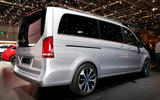 Mercedes Concept EQV Geneva stand - rear