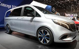 Mercedes Concept EQV Geneva stand - front