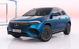 Mercedes EQA front three quarter studio Mercedes EQA front three quarter studio