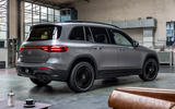 Mercedes EQB rear three quarter