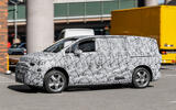 Mercedes EQV camo front quarter
