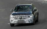 Mercedes GLA facelift 2023 front tracking cornering Mercedes GLA facelift 2023 front tracking cornering