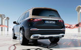 Mercedes Maybach GLS 2023 rear Mercedes Maybach GLS 2023 rear