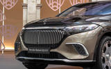 Mercedes Maybach EQS SUV  front detail Mercedes Maybach EQS SUV  front detail
