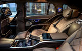 Mercedes Maybach EQS SUV interior rear Mercedes Maybach EQS SUV interior rear