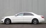 Mercedes S Class side Mercedes S Class side
