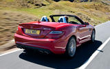 Mercedes SLK55 AMG rear three quarter Mercedes SLK55 AMG rear three quarter