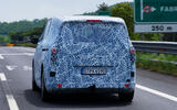 Mercedes VLE camo rear quarter tracking Mercedes VLE camo rear quarter tracking