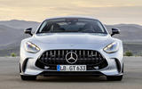 Mercedes AMG GT front head on Mercedes AMG GT front head on