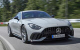 Mercedes AMG GT Pro front right three quarter