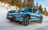 Mercedes Benz GLC EV drive   dynamic close up