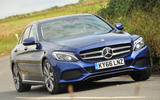 Mercedes C350e front three quarter Mercedes C350e front three quarter