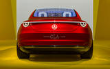 Mercedes CLA concept rear Mercedes CLA concept rear