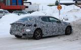 Mercedes EQ E spyshots rear side Mercedes EQ E spyshots rear sde