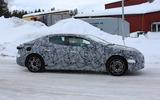 Mercedes EQ E spyshots side Mercedes EQ E spyshots side